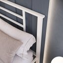 Ver imagem 6 de Cama Queen em Ferro Emy Design Moderno