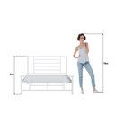 Ver imagem 5 de Cama Queen em Ferro Emy Design Moderno