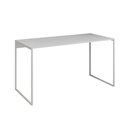 Ver imagem 1 de Mesa para Escritório Industrial Base Ferro Branco Tampo Mdp Branco 137x60