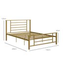 Ver imagem 4 de Cama Queen em Ferro Emy Design Moderno