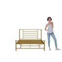 Ver mais imagens de Cama Queen em Ferro Emy Design Moderno