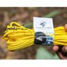 Paracord 550 Libras 4mm Corda De Sobrevivência Tática Militar 10 Metros 366kgf Amarelo - 2