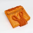 Ver imagem 3 de Rede de Dormir Descanso Nylon Garimpeira Camping Laranja