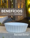 Ver imagem 6 de Cuba Concreto Artesanal de Sobrepor 3d - Modelo Plissê- Rosé
