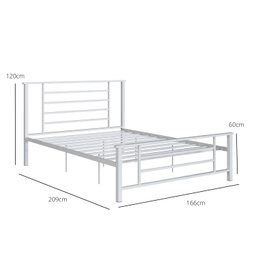 Cama King em Ferro Estilo Industrial Emy - 4