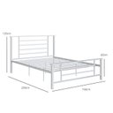 Ver imagem 4 de Cama King em Ferro Estilo Industrial Emy Yescasa