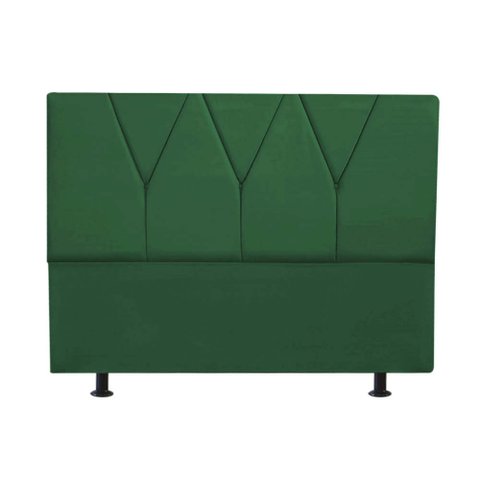 Cabeceira Estofada Casal 140CM Jade Suede Verde - D A DECOR D&A Decor