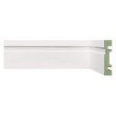 Ver imagem 1 de Kit Rodapé de MDF 3 Barras Frisadas de 8CMX2,40m Rende 7,2m Branco/Frisado Moldufama