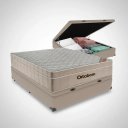 Ver imagem 4 de Cama Box Baú Airtech Casal Colchão de Molas Ensacadas Ortobom 138x188x60cm