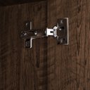 Ver imagem 6 de Armário Multiuso 2 Portas 4 Prateleiras com Pés Diamante Marrom/Malbec