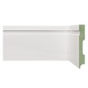 Ver imagem 1 de Kit Rodapé de MDF 3 Barras Frisadas de 12CMX2,40m Rende 7,2m Branco Moldufama