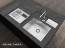 Ver imagem 2 de Porta Esponja/Sabão para Bancada em Aço Inox Escovado 25cm