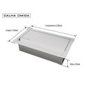 Ver imagem 3 de Porta Esponja/Sabão para Bancada em Aço Inox Escovado 25cm
