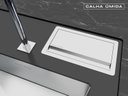 Ver imagem 6 de Porta Esponja/Sabão para Bancada em Aço Inox Escovado 25cm