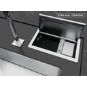 Ver imagem 4 de Porta Esponja/Sabão para Bancada em Aço Inox Escovado 25cm