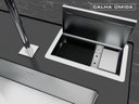 Ver imagem 4 de Porta Esponja/Sabão para Bancada em Aço Inox Escovado 25cm