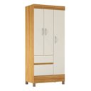 Ver mais imagens de Guarda-Roupa Solteiro 3 Portas 2 Gavetas 3 Prateleiras Wind