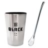 Kit Tereré Erva Energético Copo Cromado e Bomba Black Erva - 3