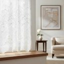 Ver imagem 3 de Cortina Renda Cascata Bando Reta Veneza Cozinha 0,60x3,00:Tulipa Bege