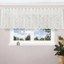 Ver imagem 7 de Cortina Renda Cascata Bando Reta Veneza Cozinha 0,60x3,00:Tulipa Bege