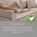 Ver imagem 6 de Sofá para Sala de Estar Living 05 Lugares 236cm Montes Claros