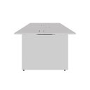 Ver imagem 5 de Mesa de Escritório Plataforma para 4 Pessoas 3,00m Cinza F5 Cor:cinza
