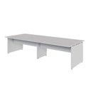 Ver imagem 6 de Mesa de Escritório Plataforma para 4 Pessoas 3,00m Cinza F5 Cor:cinza