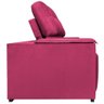 Sofá Cama Retrátil Sala Vicenza Vicenza 210cm Suede Cor Pink - 2