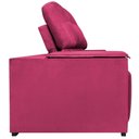 Ver imagem 2 de Sofá Cama Retrátil Sala Vicenza Vicenza 210cm Suede Cor Pink
