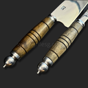 Ver imagem 7 de Conjunto Garfo e Faca Anita Garibaldi Sg em Aço Inox com Estojo de Madeira Nobre:8'' (20cm)