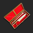 Ver imagem 3 de Conjunto Garfo e Faca Anita Garibaldi Sg em Aço Inox com Estojo de Madeira Nobre:8'' (20cm)