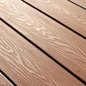Cantoneira para Deck Wpc Teca 290cm X 5,5cm X 5cm Rm Decor
