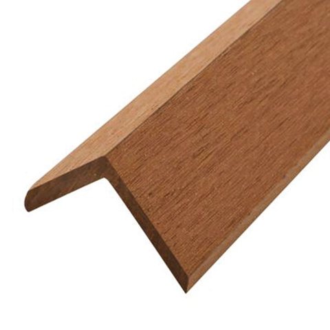 Cantoneira para Deck Wpc Teca 290cm X 5,5cm X 5cm Rm Decor