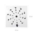 Ver imagem 2 de Kit 10 Grelha Quadrada 15x15cm com Anti-inseto em Pvc Astra