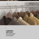 Ver imagem 7 de Guarda Roupa Casal 4 Portas com Espelho e 6 Gavetas Cádis - Branco