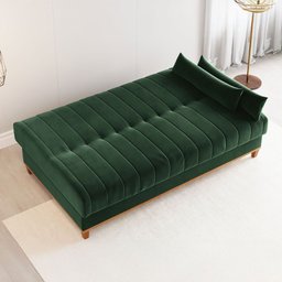Sofá Cama 3 Lugares Reclinável Tequila Oliva - Viero Móveis - 3
