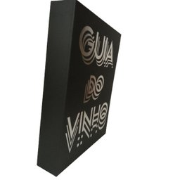 Kit Vinho 5 Peças Inox em Livro Decorativo Capa Preta/prata - 3