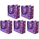 Ver imagem 1 de Bolsa Ecologica Ecobag Retornavel Kit 5 Uni Reciclavel Compras Mercado Sustentavel