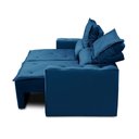 Ver imagem 6 de Sofá Retrátil e Reclinável 3 Lugares com Molas 1,80m Laura Suede Azul Rover & Beato