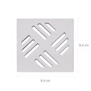 Ver imagem 2 de Kit 5 Grelha Quadrada 9,4 X 9,4 Cm em Alumínio Astra