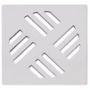 Ver imagem 1 de Kit 5 Grelha Quadrada 9,4 X 9,4 Cm em Alumínio Astra