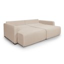 Ver imagem 2 de Sofá Retrátil Reclinável Maysa Tecido Linho 2,00m