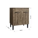 Ver imagem 3 de Balcão para Cozinha 2 Portas 81,2cm x 70cm Light Marrom/Itaúba