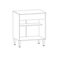 Ver imagem 4 de Balcão para Cozinha 2 Portas 81,2cm x 70cm Light Marrom/Itaúba