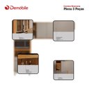 Ver imagem 5 de Cozinha Modulada Plena 3 Peças Cinamon Nude Prime Tx - Demóbile