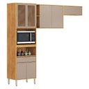 Ver imagem 1 de Cozinha Modulada Plena 3 Peças Cinamon Nude Prime Tx - Demóbile