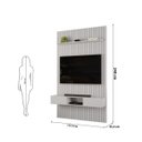 Ver imagem 7 de Painel com Bancada para Tv até 60 Polegadas Ripado Dj Móveis Trento 143 Bali