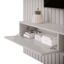 Ver imagem 6 de Painel com Bancada para Tv até 60 Polegadas Ripado Dj Móveis Trento 143 Bali