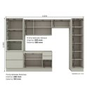 Ver imagem 4 de Cozinha Compacta 5 Peças 100% MDF Fineze Areia