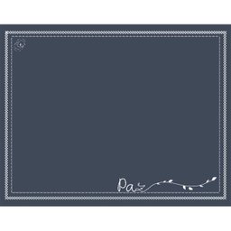 Lugar Americano de Sarja Impermeável Sentimentos Paz 45x35cm - 1